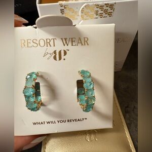 Bomb Party Resort Wear Earrings ER52005 Juniper Cove Hoops